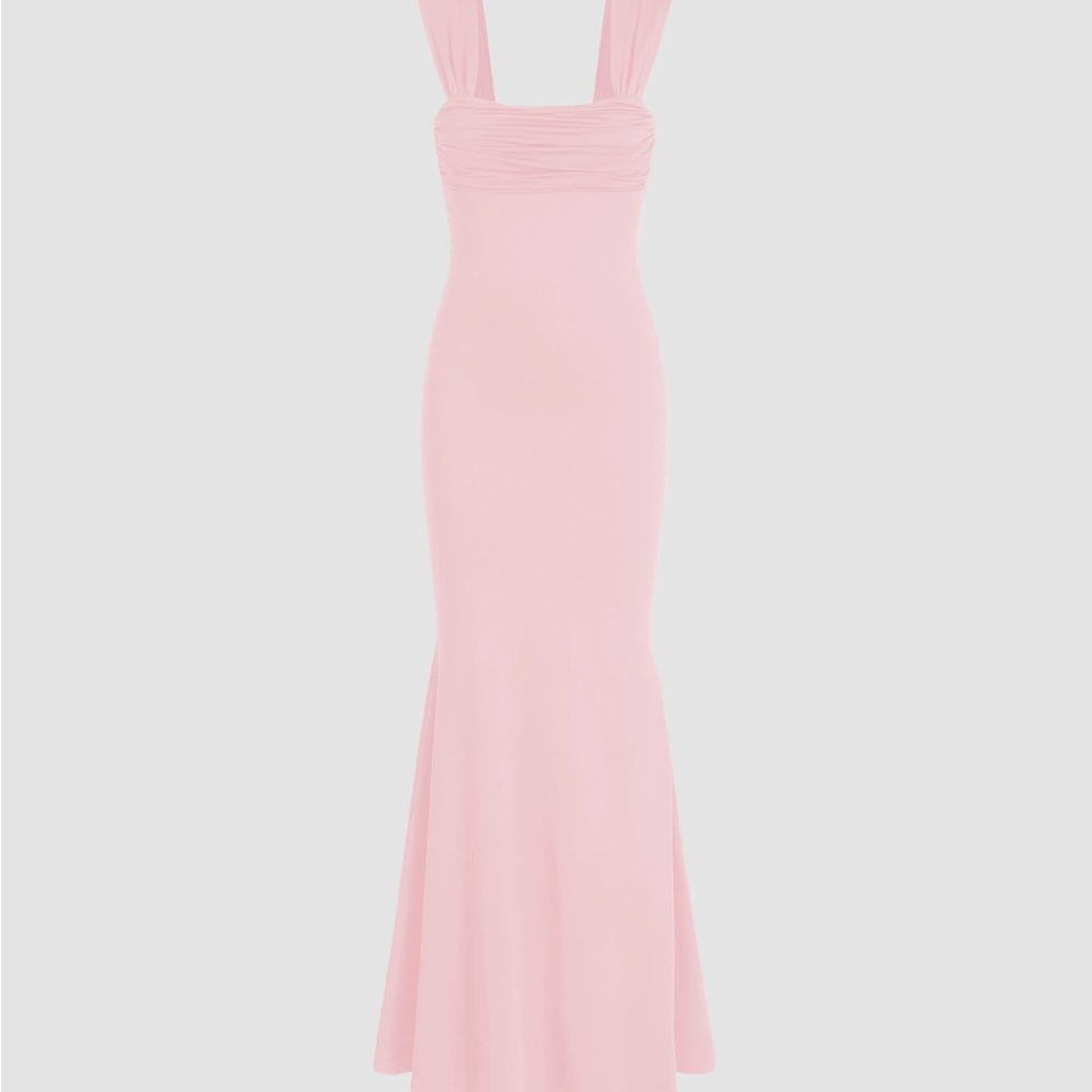 Elegant Pink Evening Gown